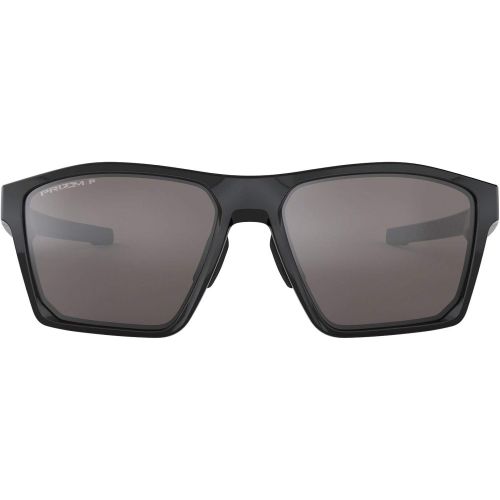 오클리 Oakley Mens Targetline (a) Polarized Iridium Square Sunglasses, Polished Black, 58.0 mm