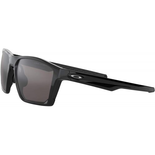 오클리 Oakley Mens Targetline (a) Polarized Iridium Square Sunglasses, Polished Black, 58.0 mm