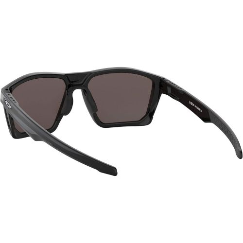 오클리 Oakley Mens Targetline (a) Polarized Iridium Square Sunglasses, Polished Black, 58.0 mm