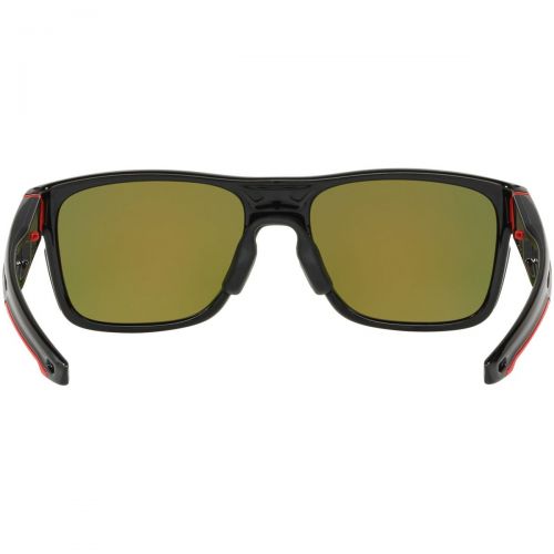 오클리 Oakley Mens Crossrange (a) Non-Polarized Iridium Square Sunglasses, Polished Black, 57.0 mm