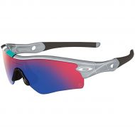 Oakley Unisex Radar Path Asian Fit Sunglasses, Polished Fog/+ Red Irid, One Size
