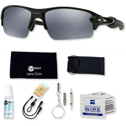 오클리 Oakley Flak 2.0 OO9295 Sunglasses Bundle with original case, and accessories (6 items)