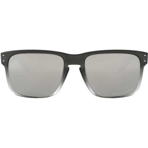 오클리 Oakley Mens Holbrook Polarized Rectangular Sunglasses,Polished Black Frame/Grey Lens,one size