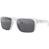 Oakley Holbrook Sunglasses/Polished Clear/Prizm Black Polarized (9102-H355)