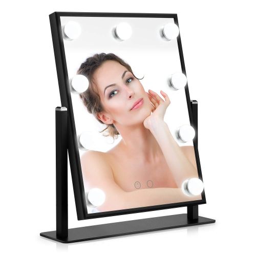  Hollywood Makeup Vanity Mirror with Lights - Oakome Lighted Mirrors with Touch Cotrol and...