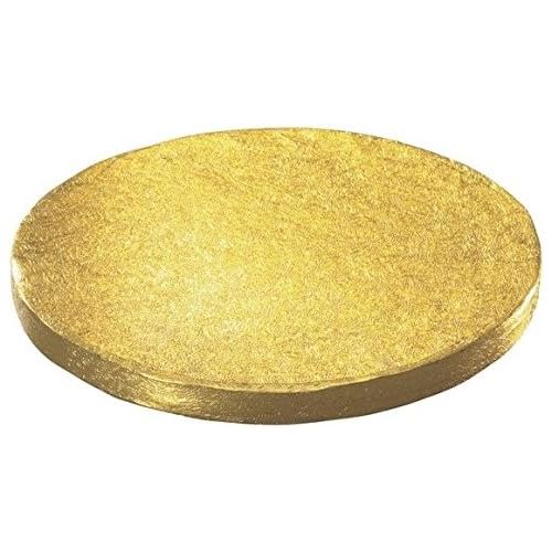  Oasis Supply Round Cake Drum, 10-Inch, Gold Foil