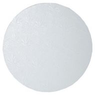 Oasis Supply Round Cake Drum, 8-Inch, White Foil