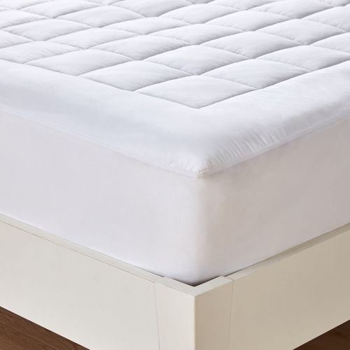  Oaskys oaskys Full Mattress Pad Cover Cotton Top with Stretches to 18” Deep Pocket Fits Up to 8”-21” Cooling White Bed Topper (Down Alternative, Full Size)
