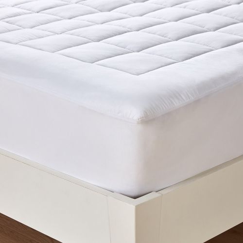  Oaskys oaskys Queen Mattress Pad Cover Cooling Mattress Topper Cotton Top Pillow Top with Down Alternative Fill (8-21” Fitted Deep Pocket Queen Size)