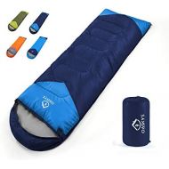 [아마존 핫딜] [아마존핫딜]Oaskys oaskys Camping Sleeping Bag - 3 Season Warm & Cool Weather - Summer, Spring, Fall, Lightweight, Waterproof for Adults & Kids - Camping Gear Equipment, Traveling, and Outdoors