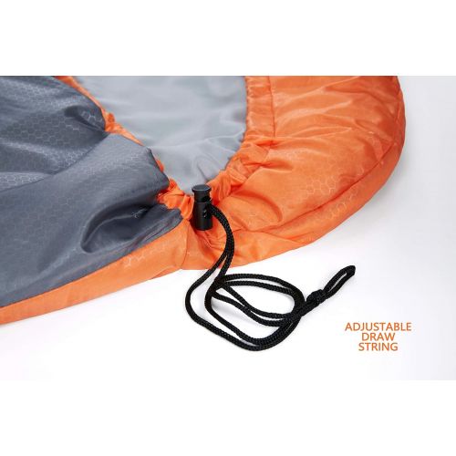  [아마존핫딜][아마존 핫딜] Oaskys oaskys Camping Sleeping Bag - 3 Season Warm & Cool Weather - Summer, Spring, Fall, Lightweight, Waterproof for Adults & Kids - Camping Gear Equipment, Traveling, and Outdoors