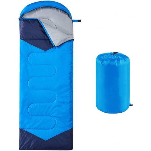  oaskys Camping Sleeping Bag - 3 Season Warm & Cool Weather - Summer, Spring, Fall, Lightweight, Waterproof for Adults & Kids - Camping Gear Equipment, Traveling, and Outdoors