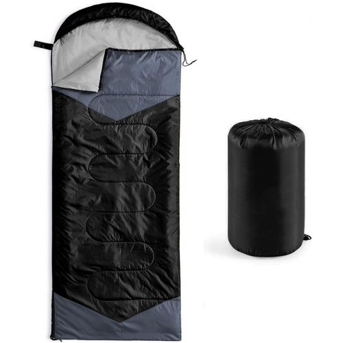  oaskys Camping Sleeping Bag - 3 Season Warm & Cool Weather - Summer, Spring, Fall, Lightweight, Waterproof for Adults & Kids - Camping Gear Equipment, Traveling, and Outdoors