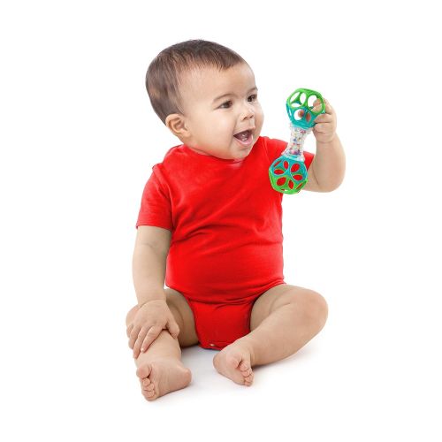  O Ball Bright Starts Oball Shaker Rattle Toy, Ages Newborn Plus