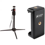 Oben TT-300 Tabletop Tripod and Xuma Smartphone Mount Kit