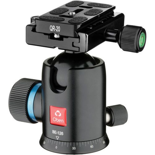  Oben BE-126 Ball Head with Arca-Type Quick Release