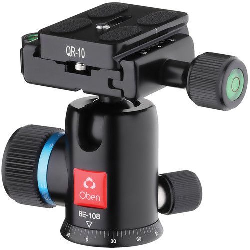  Oben BE-108 Ball Head with Arca-Type Quick Release