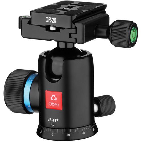  Oben BE-117 Ball Head with Arca-Type Quick Release