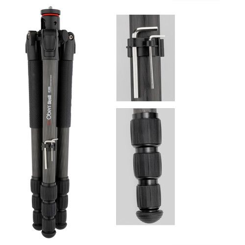  Oben CFT-6194L Skysill 4-Section Carbon Fiber Tripod with 90° Lateral Center Column