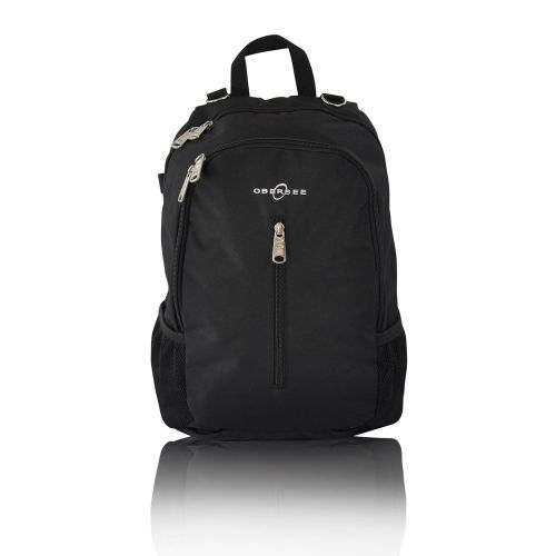  Obersee Rio Diaper Bag Backpack, Black