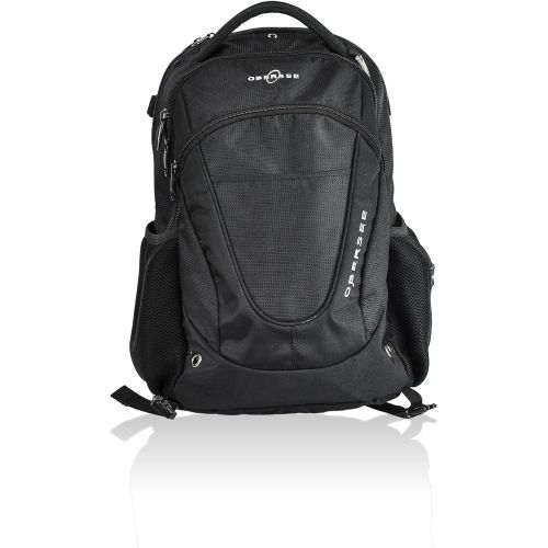  Obersee Oslo Diaper Bag Backpack, Black