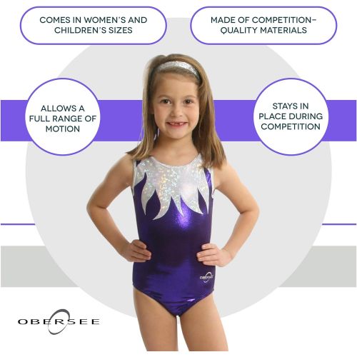  Obersee Girls Girls Gymnastics Leotard