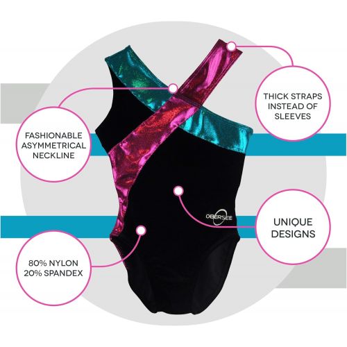  Obersee Girls Girls Gymnastics Leotard