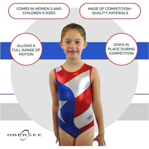  Obersee Girls Girls Gymnastics Leotard