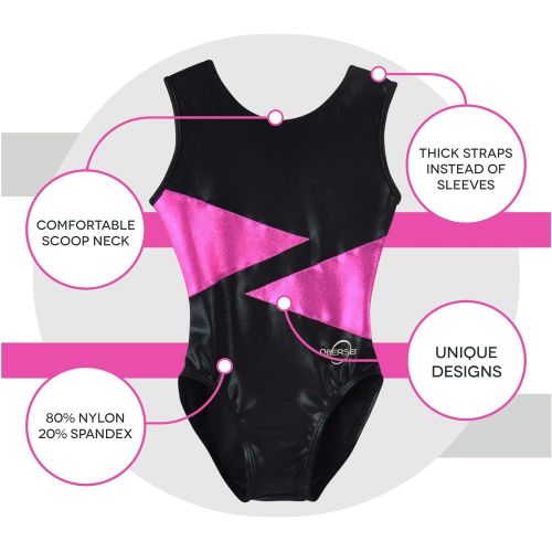  Obersee Girls Girls Gymnastics Leotard