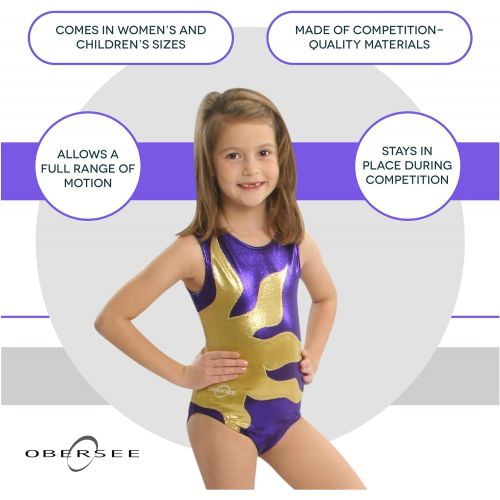  Obersee Girls Girls Gymnastics Leotard