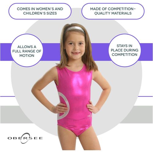  Obersee Girls Girls Gymnastics Leotard