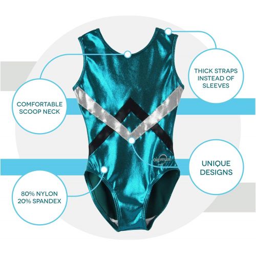  Obersee Girls Girls Gymnastics Leotard