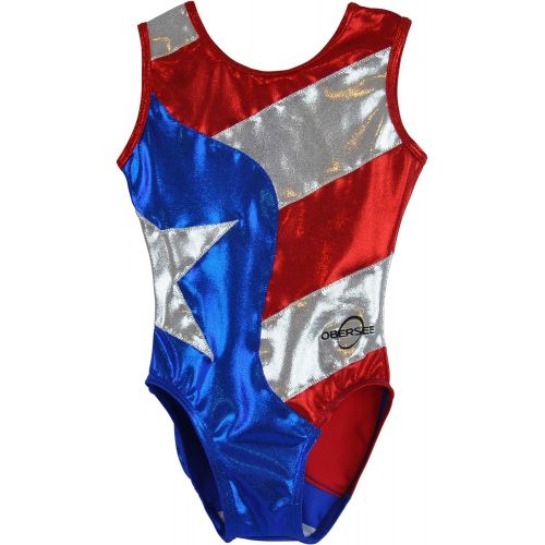  Obersee Girls Girls Gymnastics Leotard