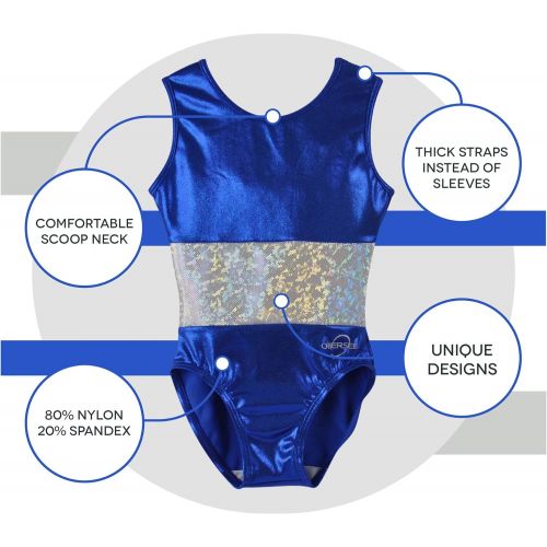  Obersee Girls Girls Gymnastics Leotard