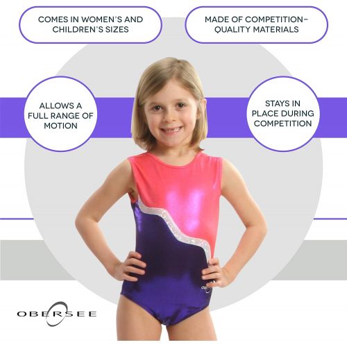  Obersee Girls Girls Gymnastics Leotard