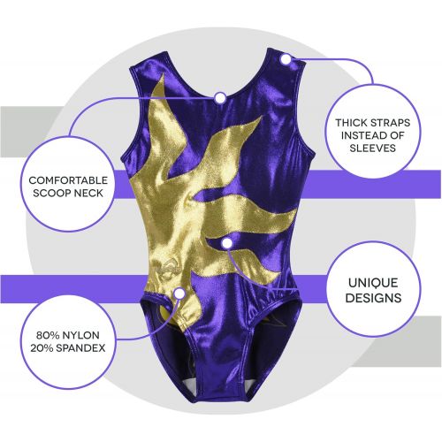  Obersee Girls Girls Gymnastics Leotard