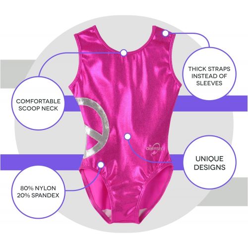  Obersee Girls Girls Gymnastics Leotard