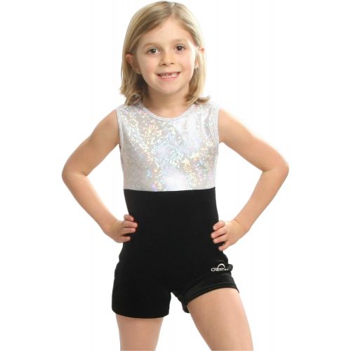  Obersee Womens and Girls Gymnastics Biketard - Purple, Pink, or Black Velvet