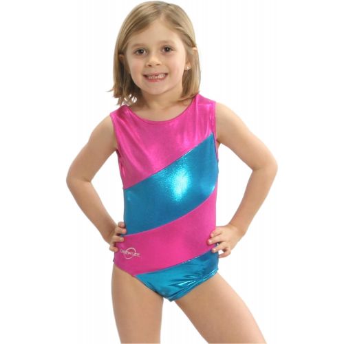  Obersee Womens and Girls Gymnastics Biketard - Purple, Pink, or Black Velvet