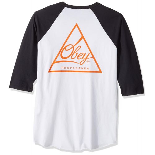  Obey Mens Next Round 2 Premium Raglan Shirt