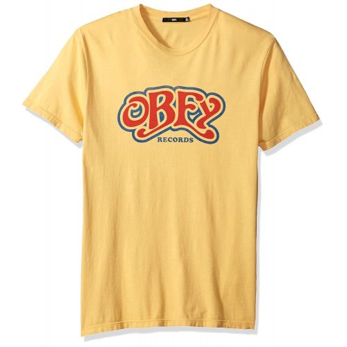  Obey Mens Cumberland Crewneck Tshirt