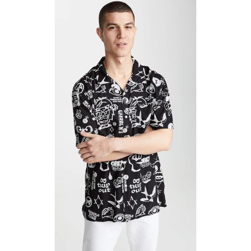  Obey Mens Flash Woven Shirt