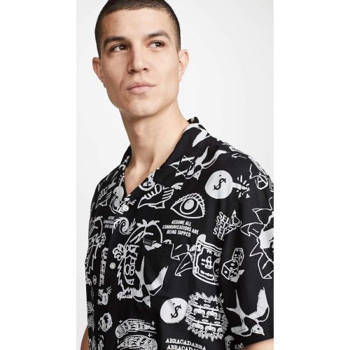  Obey Mens Flash Woven Shirt