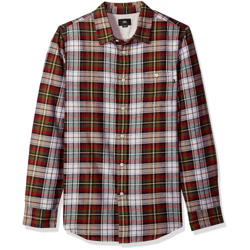  Obey Mens Lauder Long Sleeve Woven Shirt