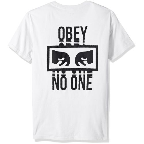  Obey Mens No One Regular Fit Premium T-Shirt