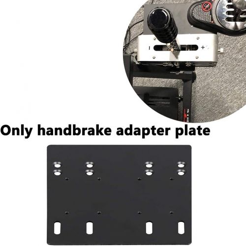  Obokidly Racing Game USB Handbrake Drift Left and Right Universal Adapter Board for Thrustmaster TSS Handbrake Steam Racing Game Simulation Bracket Accessories (Black)