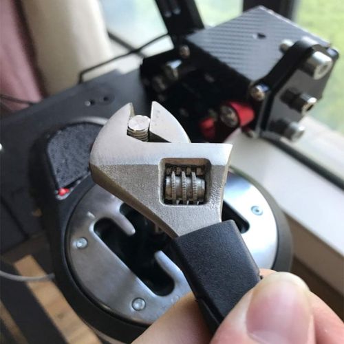 Obokidly Damping / 6-Speed Short/Mid Throw Shifter Plate Mod for Thrustmaster TH8A Gear Shifters Modification Accessories Parts Set (C-Damping+6-Speeds Mid Throw Shifter Plate, Bla