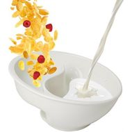[아마존베스트]Obol - The Original Never Soggy Cereal Bowl With The Spiral Slide Design n Grip - Lg Red