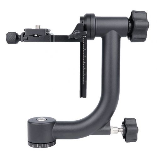  Ocamo Professional Gimbal Tripod Head with Quick-Release Plate for DSLR and DV Cameras Weight up to 20kg