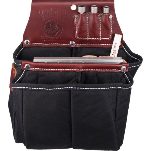  Occidental Leather 8068 Occidental Hand crafted Leather 9 Compartment Impact Gun & Drill Bag